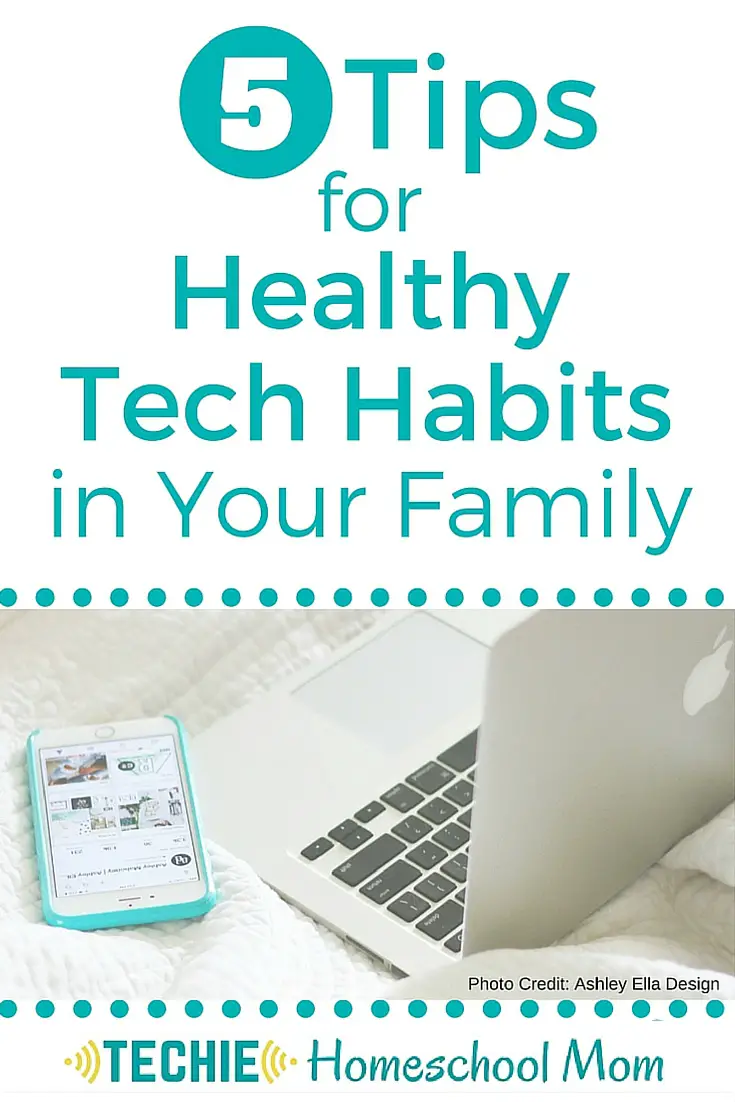 Your family needs to know how to use technology in a healthy and productive way. Read 5 tips for encouraging healthy tech habits in your family.