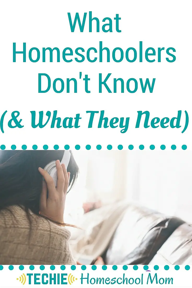Homeschooled kids don't know how to learn like past generations did. Read to discover what they need.