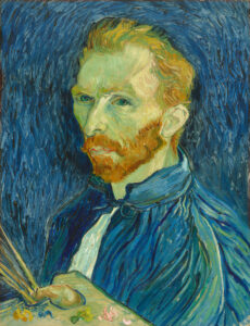 Learn how to create a self portrait Van Gogh style