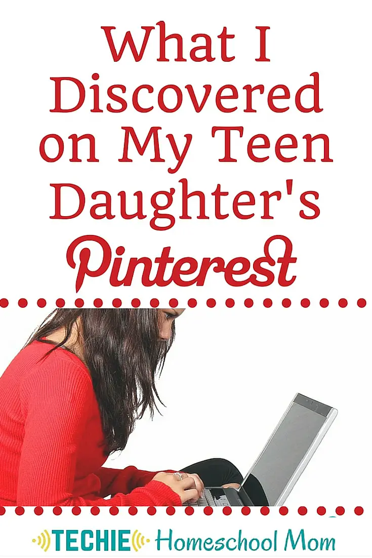 I was concerned that my teen daughter was spending too much time on Pinterest. Then I checked out her boards and I was surprised. Find out what I discovered.