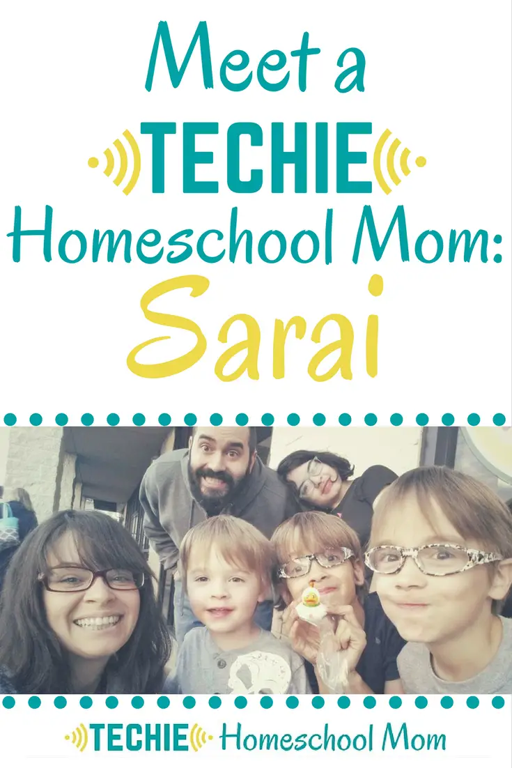 Meet Sarai, a techie homeschool mom, and be inspired to add more digital learning to your homeschool.