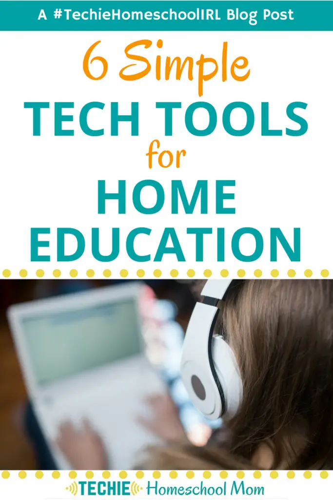 Here's some good advice for ways to use more tech for home education. Simple is what I need.