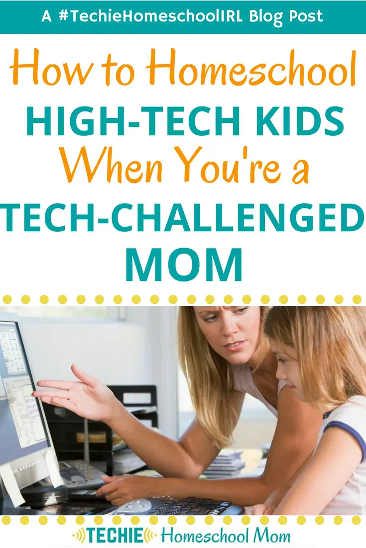 I think lots of homeschool moms can relate to this post. What can I do to help my techie kid when I feel clueless about tech???