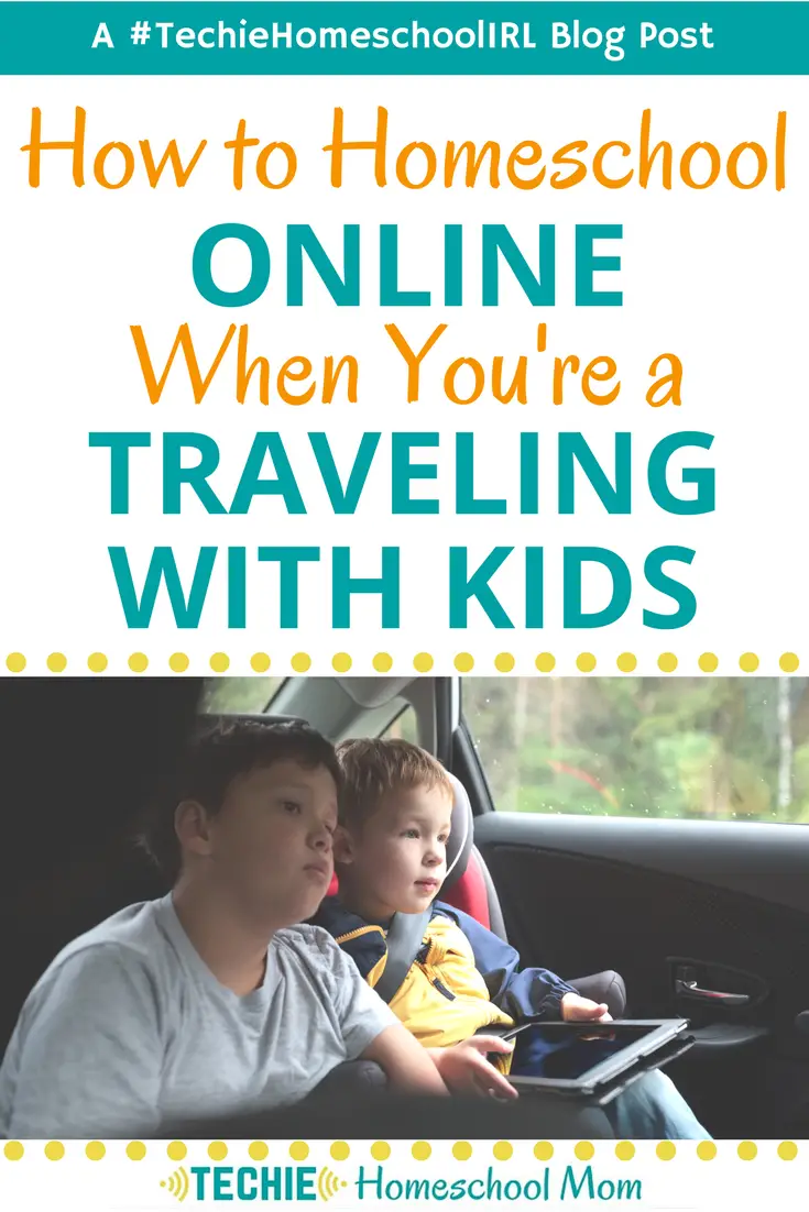 Homeschooling doesn't need to stop when you travel. Read this to get ideas for keeping the learning going when you travel with kids