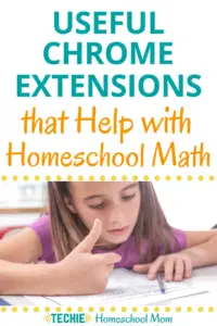 Need a few online tools to help your kids understand numbers better? Check out these Chrome extensions that help students with homeschool math.