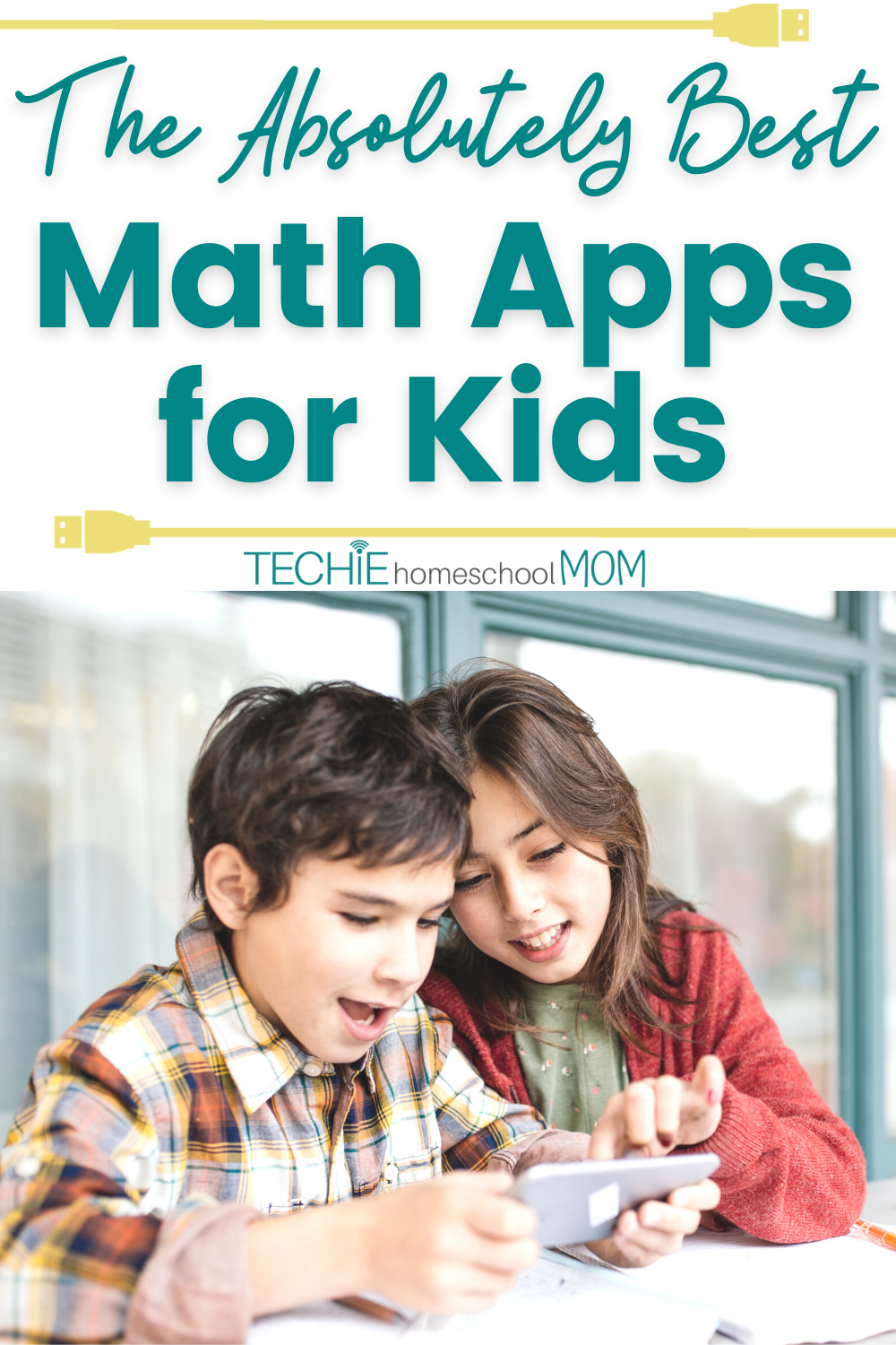 My kids always want to play on my phone, so at least I can make it educational, right? I'm going to load on some of these math apps for kids. 