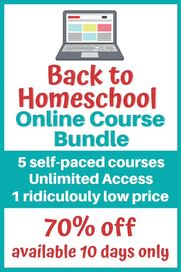 Back to Homeschool Online Course Bundle 5 Online Courses 1 Ridiculously Low Price Available 10 Days Only Get it Now