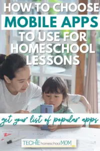 Turn screentime into learning time. Read this post to discover why you should be using more apps for homeschooling.