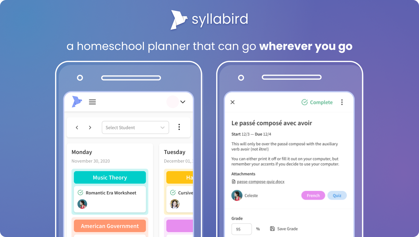 a homeschool planner that can go wherever you go