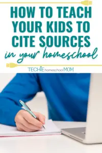 Here are several ways you can help your child learn about citing sources.