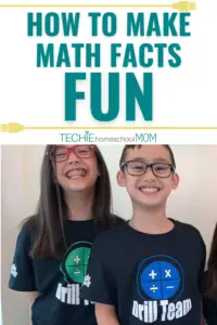 Math facts are important yet problematic for some students to learn. Here is a solution that can make math facts fun in your homeschool.
