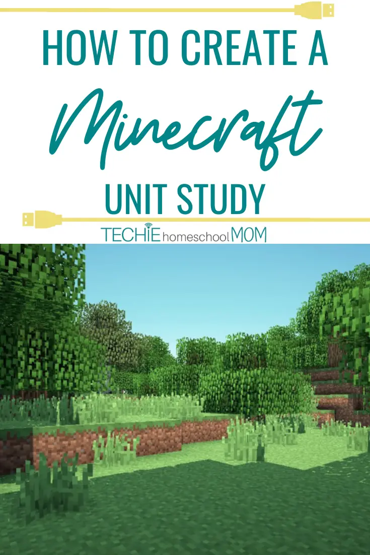 How to create a minecraft unit study.