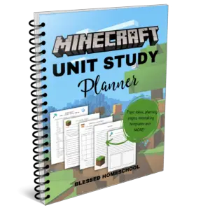 Minecraft Unit Study Planner